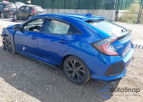 2019 Honda Civic Sport из США, поврежденный, VIN SHHFK7H49KU424073